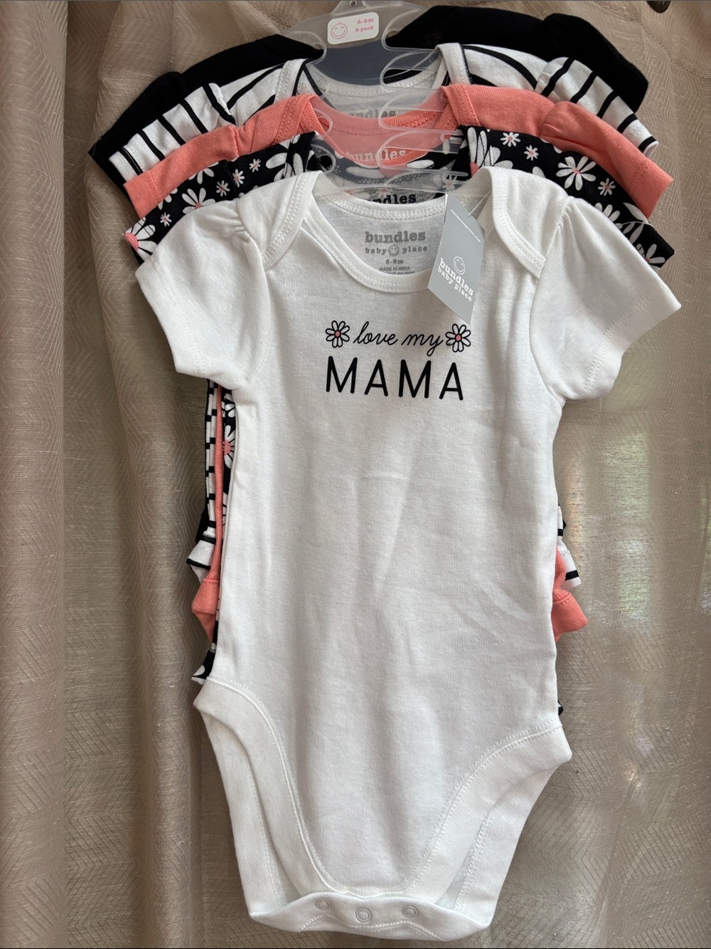 Carter's multi Baby One-Piece pack Bodysuit with 'Love My MAMA' Print